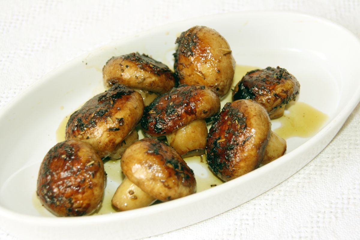 Geschmorte Champignons Low Carb – 1001food.de