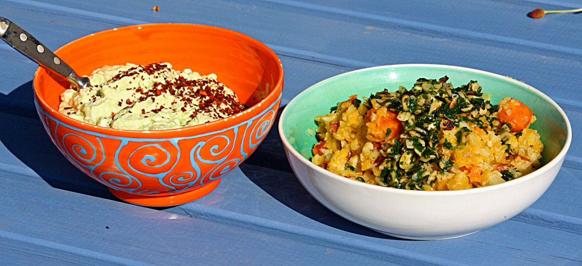 Blumenkohl-Risotto_Avocado_Joghurt_Dipp