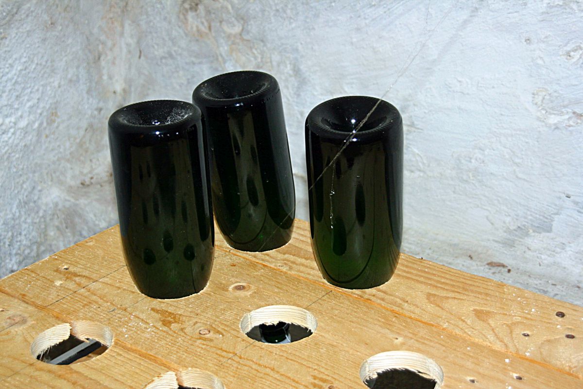 Champagnerflaschenaufbewahrung